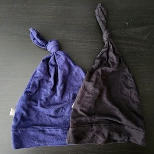 Copper Pearl Newborn Knot Hats